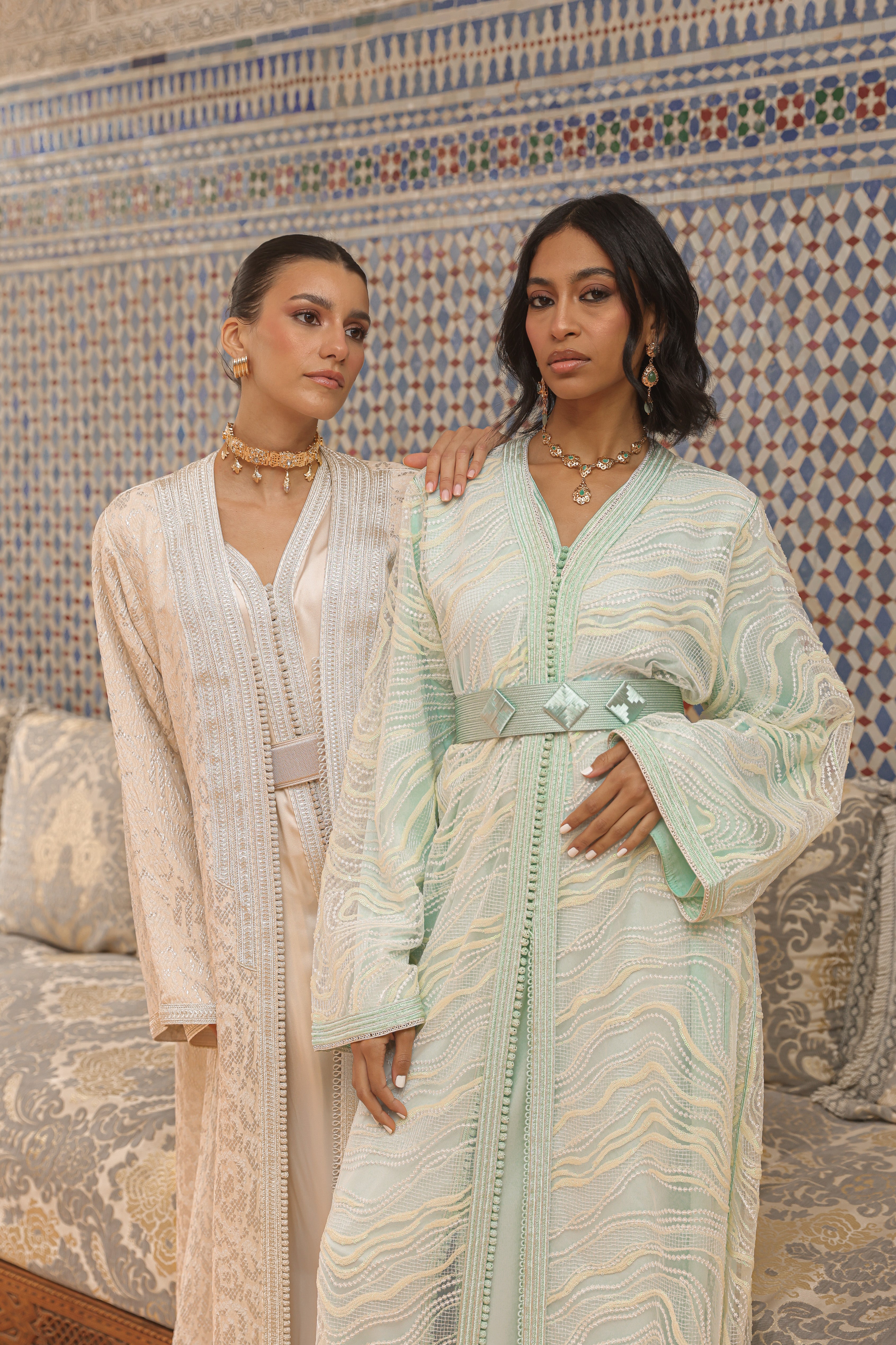 AMAL PEARL KAFTAN