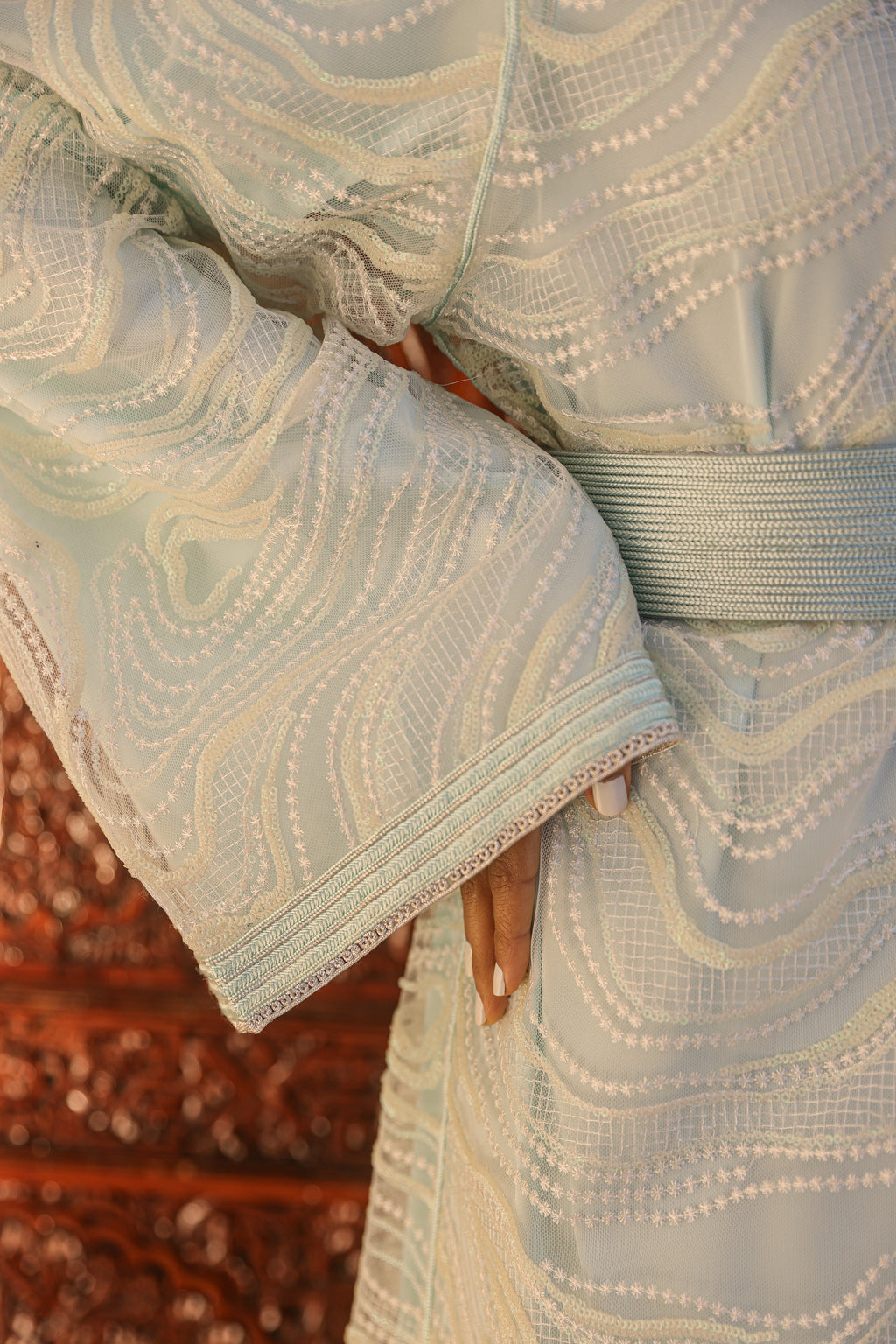 AMAL PEARL KAFTAN
