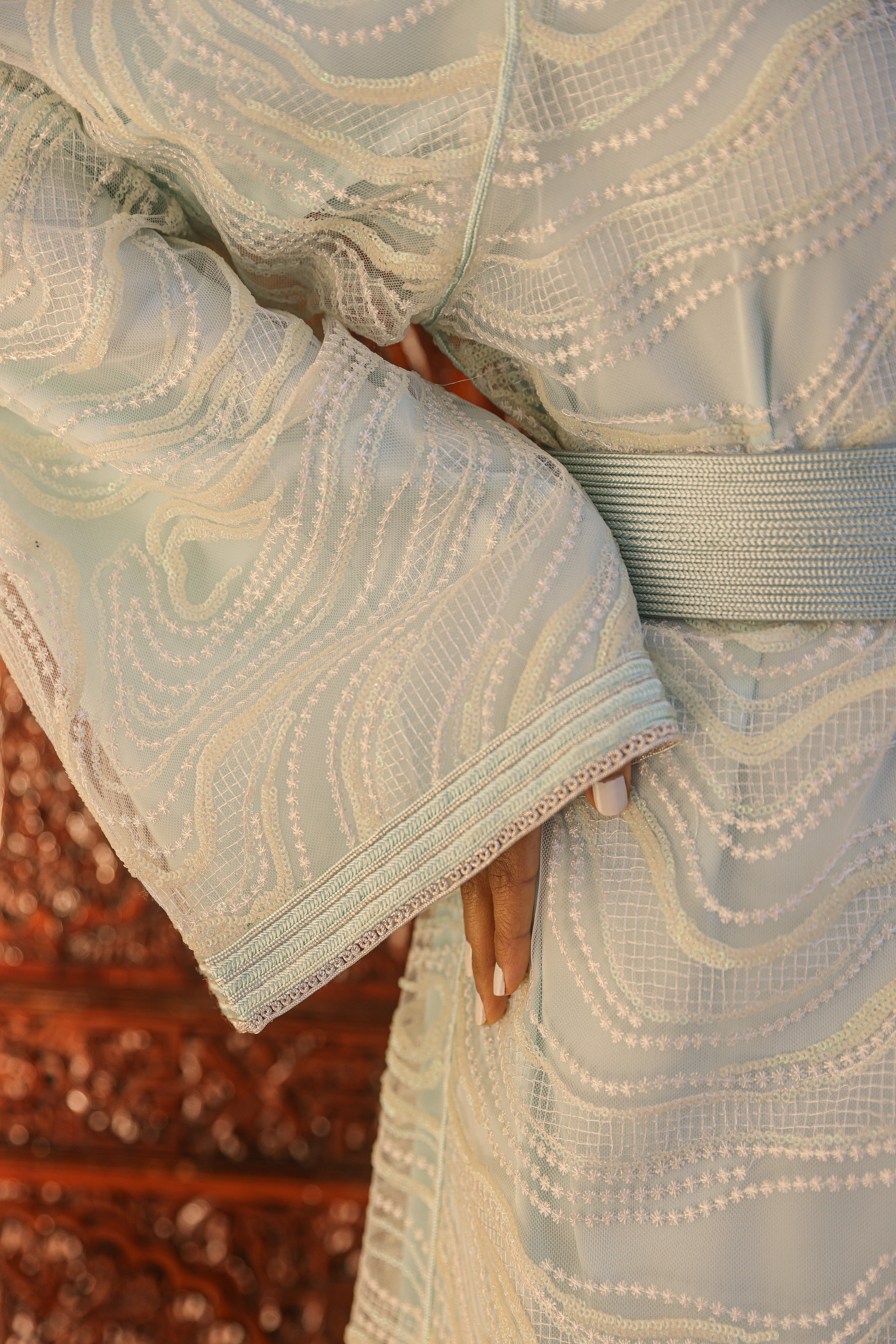 AMAL PEARL KAFTAN